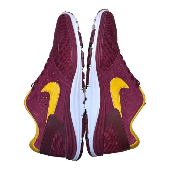 NIKE SB PAUL RODRIGUEZ LUNARLON DYNAMIC SUPPORT BURGANDY GOLD SZ 13 TEAM Colors - Picture 5 of 9